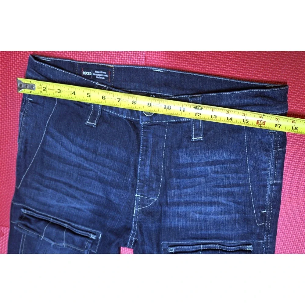 True Religion denim blue jeans rocco relaxed skinny pants Size Men's 32x33